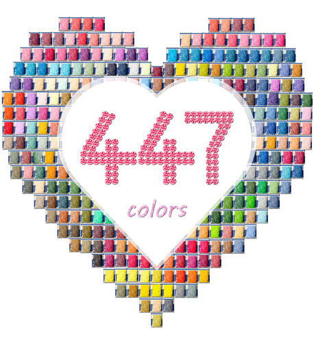 Kit Pintura Diamantes 5d 223.500 Cuentas 447 Colores 500 Pie