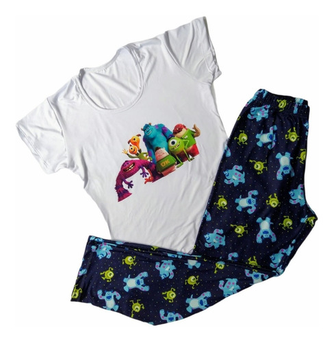 Imagen 1 de 4 de Pijama De Monsters Inc Para Mujer