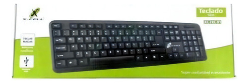 Teclado Slim Usb X-cell Xt-tc-01
