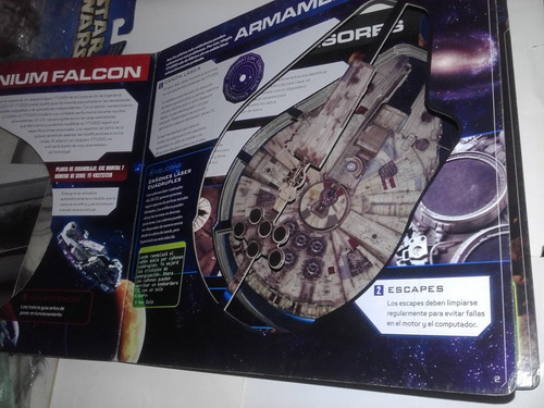 Star Wars Millennium Falcon Yt-1300 Guia En 3-d Lucas Books (Usado)
