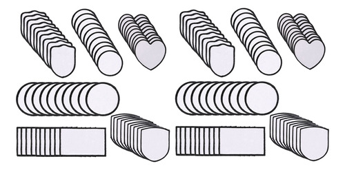 120 Piezas De Sublimación, Parches De Tela Para Planchar, Pa