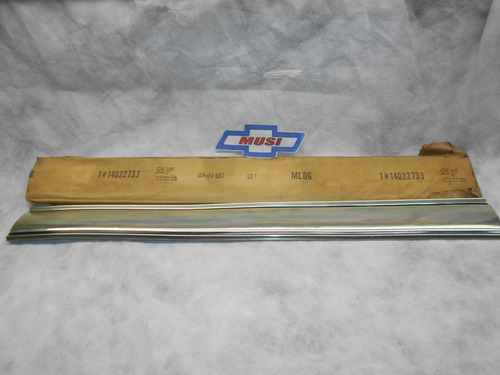 Moldura Lateral Para Silverado Original Gm Americana