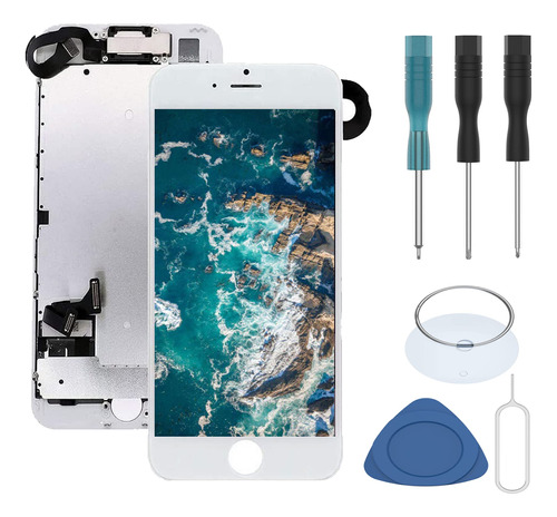 Blanco Para iPhone 7 Plus 5.5 Pulgadas Lcd Pantalla Tactil D