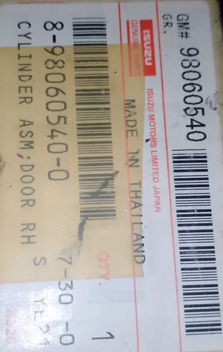 comprar Cilindro Puerta Delantera Derecha E Izquierda Luv Dmax