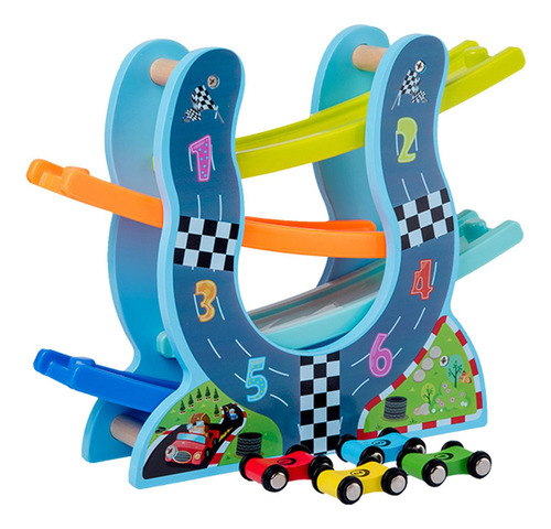. Race Track Toys Racing Cars Mini Cars Vehicle Forma De U