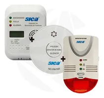 Comprar Kit Detectores Sica Gas,humo Y Monoxido De Carbono Ofeta! Ea