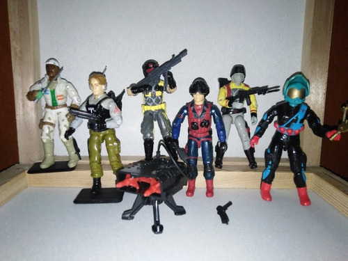 Gi Joe Gijoes Cobra Vintage Variados Con Accesorios 