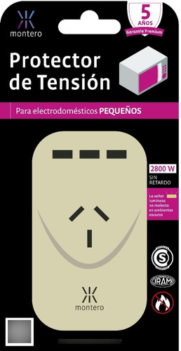 Montero - Protector De Tensión Para Electrodomésticos 