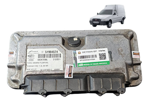 Modulo Injecao Fiorino 1.3 8v Fire Flex 51904574 (usado)
