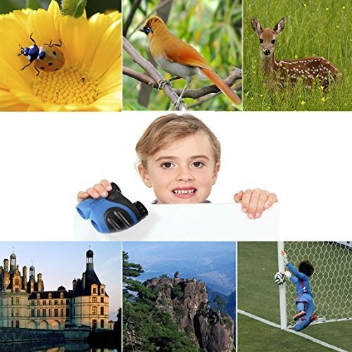 Binocular Para Niños Compacto Amplio Campo De Vista
