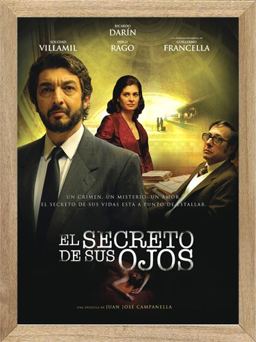 Poster Peliculas Enmarcados   El Secreto De Sus Ojos  L988