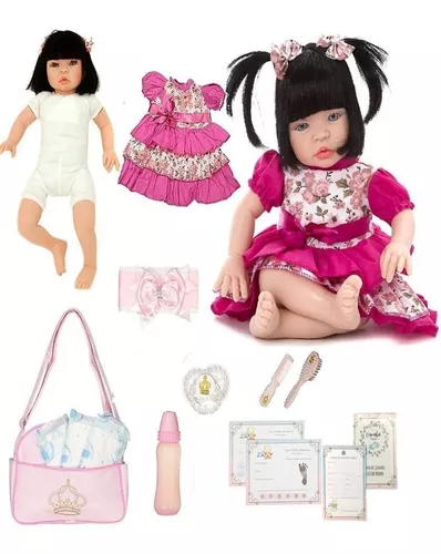 Boneca Adora Reborn Baby Princesa Morena Magazine Luiza - Cegonha