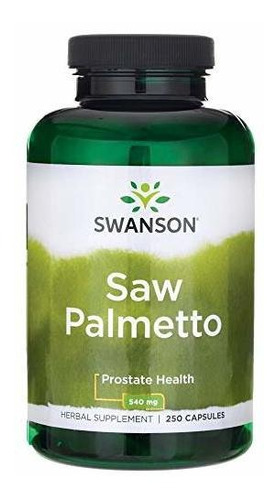 Saw Palmetto 0.02 Oz 250 Cápsulas Por Swanson Premium, Sw910