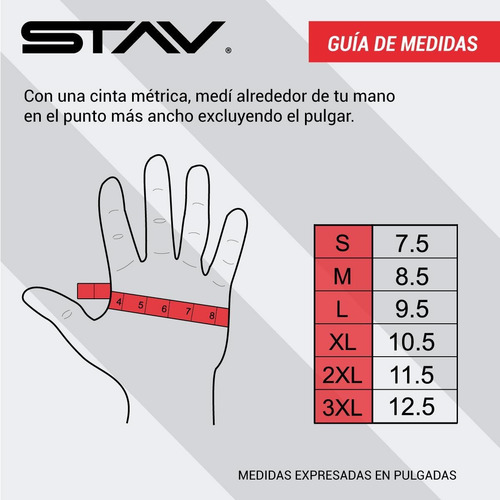 Imagen 4 de 4 de Guantes Moto Stav Long Climate Protection Windblock