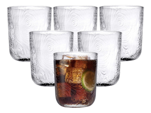 Set X 6 Vaso Vidrio 270 Cc Agua Tragos Pasabahce Linden