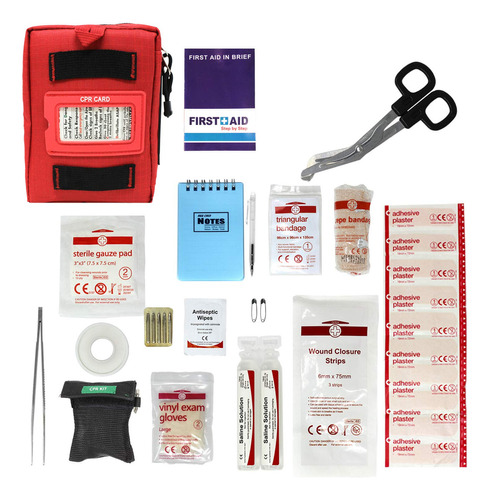 Everone Handy - Kit De Primeros Auxilios De 50 Piezas, Colo.