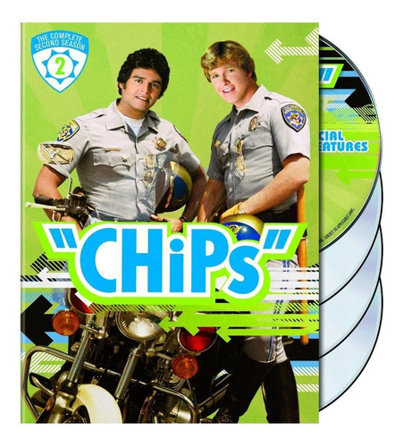 Patrulla Motorizada Chips Segunda Temporada 2 Dos Dvd