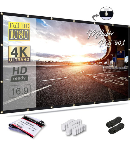 Pantalla 120 Pulgadas Proyector Videos Doble Cara