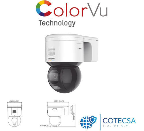 Camara Pt Ip 4mp Colorvu Ds 2de3a400bw De F1 S5 B Envio Gratis