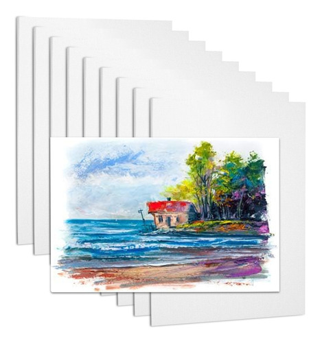 10pcs Lienzo Artístico Para Pintar Acrílico Óleo 40*50cm