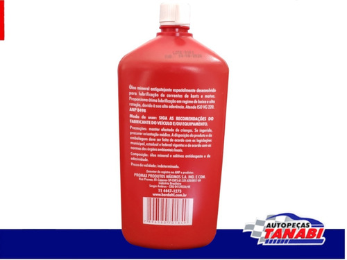 Óleo Lubrificante Corrente Bardahl Maxlub Kart E Moto 500ml