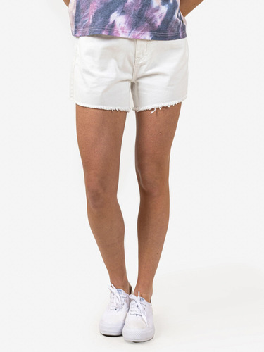 Short Jeans 5b1939 Mujer Blanco Maui And Sons