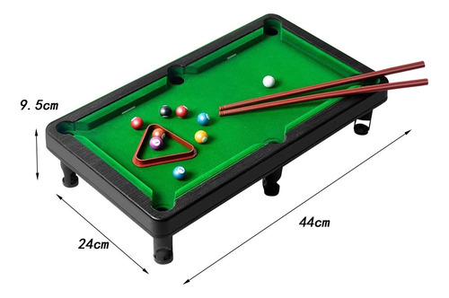 Juego De Billar Mini Juego De Billar De Mesa, 44x24x9,5cm