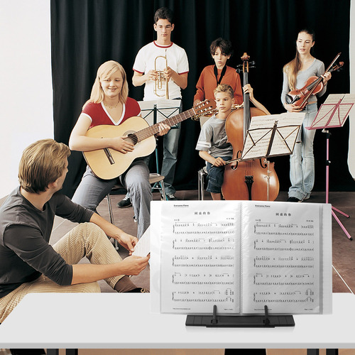 Imagen 8 de 8 de Plegable Escritorio Música Soporte Portátil Libro De Cocina