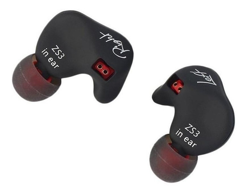 Audífonos In-ear KZ ZS3 with mic negro