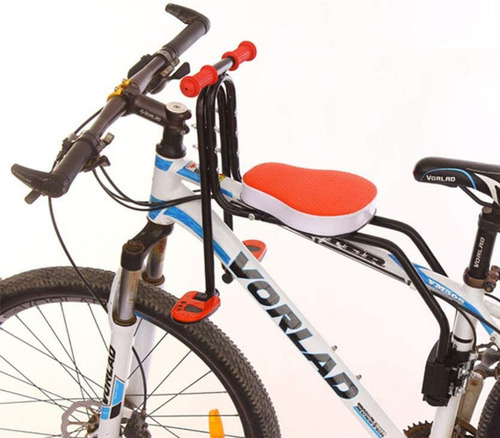 Silla Niño Asiento Frontal De Bicicleta C Posapies Autoinsta