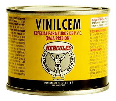 Pega Para Tuberias Pvc Vinilcem 1/32 118 Cm Mayor Y Detal