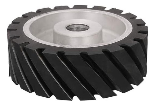 6 Inch Belt Grinder Rubber Wheel Serrated Rubber Contac...