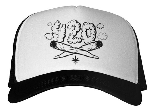 Gorra Cannabis Chala Humo Cigarrillos 420