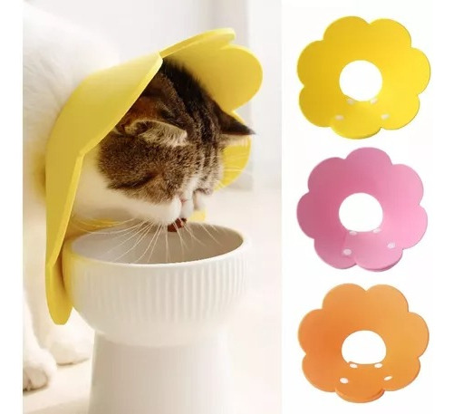 Collar Isabelino Flor Perros Gatos Post Operatorio Talle S