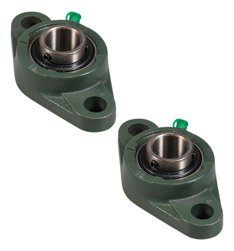 02 Mancal Flange Com Rolamento Ucfl208 - P/ Eixo 40mm