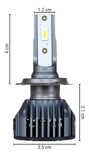 Focos Led Para Auto H7 Kit 14,000lm Faros Luces Carro Luz