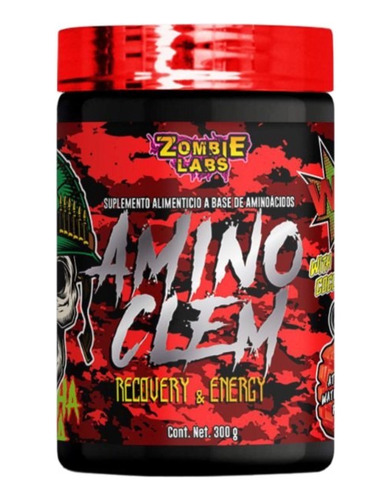 Zombie Labs Amino Clem 30 Servicios Bcaa + Clem Sabor Tamarindo