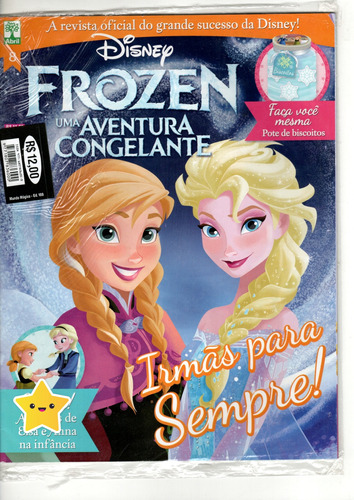 Revista Princesa Frozen Disney Uma Aventura Congelante  N° 8