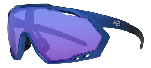 Oculos Hb Spin Grad Matte Blue Smoke Blue/cristal Filtro 3 Cor Da Armação Azul