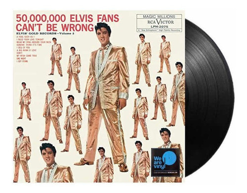 Elvis Presley 50m. Elvis Fans Can't Be Wrong Vinilo Vol2 