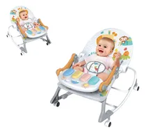 Comprar Silla Mecedora Bebe Recien Nacido Gymnasio Piano Musical Color Rosado Verde Celeste Modelo Fisher