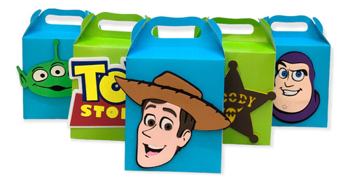 Paquete 20 Cajas Dulceras Con Figuras Toy Story De Fomi 