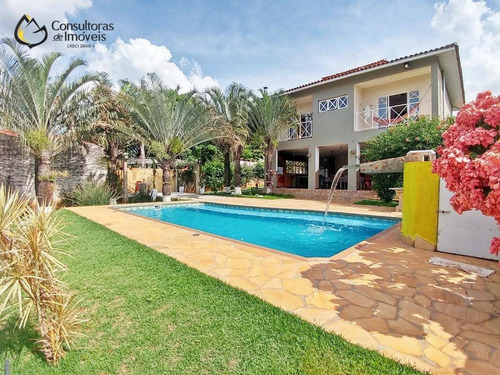 Chácara Com 5 Dormitórios À Venda, 1000 M² Por R$ 1.380.000,00 - Parque Da Represa - Paulínia/sp - Ch0016