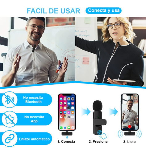 Microfono Para Contenido Microfono Para iPhone Y Android