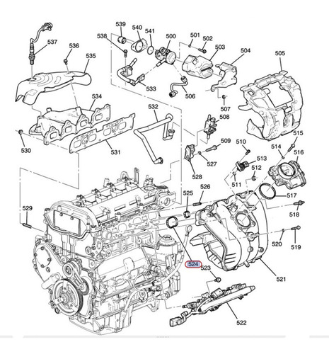 Juntas Multiple Admisión Buick Verano 2.4l L4 2013