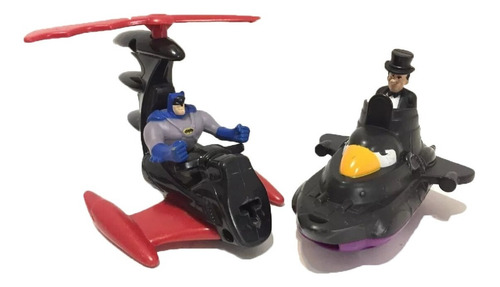 Batman Juguetes X 7 Mc Donald's Para Torta / Jugar 11 Cm