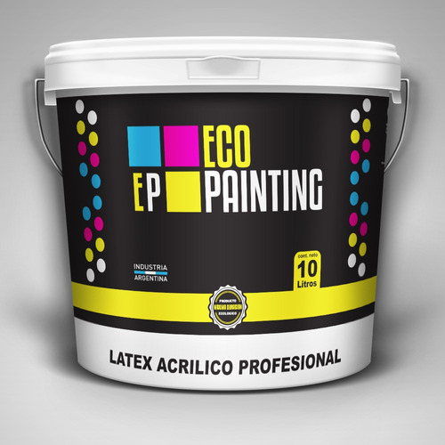 Latex Interior Exterior Eco Paintig X 10 Litros + Regalo 