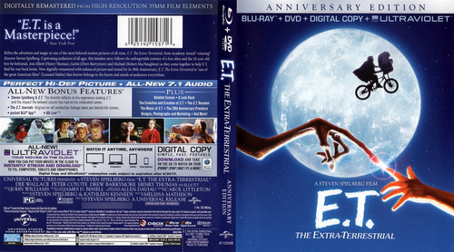 E.t. El Extraterrestre 1982 Edic. 40th Aniv. En Bluray.