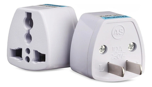 Adaptador Tomada Americano Us 2 Plug Conector Viagem Kit 5