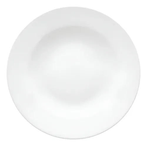 Jogo de 06 Prato Fundo 23,5cm Flamingo White Oxford